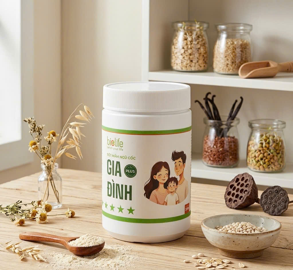 Bột Mầm Ngũ Cốc Gia Đình Plus